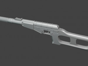 3D Vintorez Model 3D