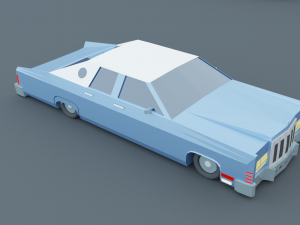 Cartoon Low Poly Cars Pack Low-poly 3D Модель