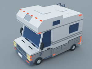 Cartoon Low Poly Cars Pack Low-poly 3D Модель