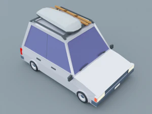 Cartoon Low Poly Cars Pack Low-poly 3D Model