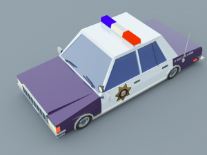 Cartoon Low Poly Cars Pack Low-poly 3D Модель