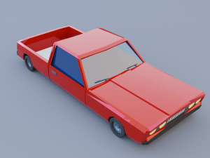 Cartoon Low Poly Cars Pack Low-poly 3D Модель