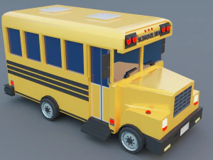 Cartoon Low Poly Cars Pack Low-poly 3D Model