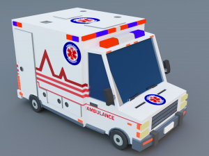 Cartoon Low Poly Cars Pack Low-poly 3D Модель