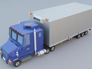 Cartoon Low Poly Cars Pack Low-poly 3D Модель