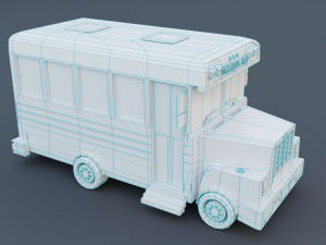 Cartoon Low Poly Cars Pack Low-poly 3D Модель