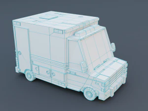Cartoon Low Poly Cars Pack Low-poly 3D Model