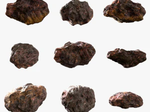 ASTEROID PACK 3D Model