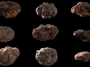 ASTEROID PACK 3D Model