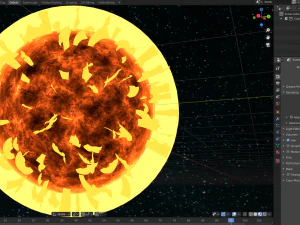 SUN STAR 3D Model