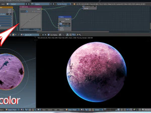 Planet mini pack Low-poly 3D Model
