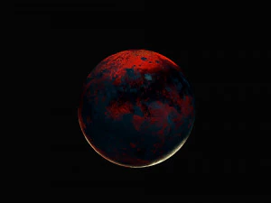 Planet mini pack Low-poly 3D Model