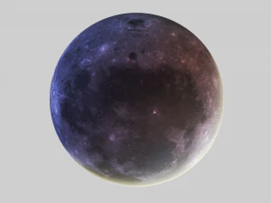 Planet mini pack Low-poly 3D Model