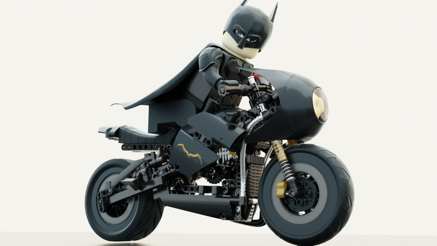 Lego Batman With New Bike 3D Модель In Мультяшные 3DExport