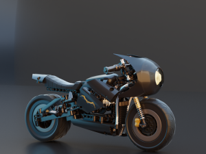 Lego Batman with new Bike 3D Модель