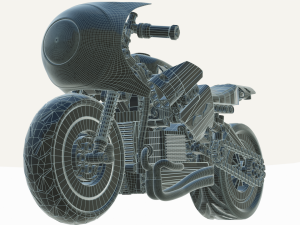 Lego Batman with new Bike 3D Модель
