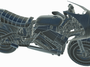 Lego Batman with new Bike 3D Модель