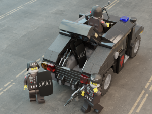 Swat truck lego new arrivals