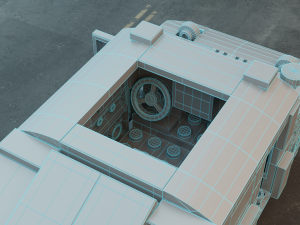 Lego swat truck with squad Modello 3D