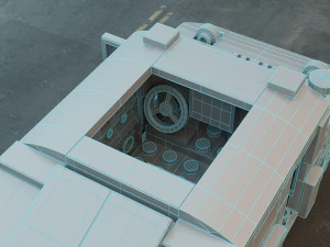 Lego swat truck with squad 3D Model