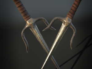 Sai Weaponold style 3D Model