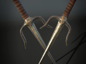 Sai Weaponold style 3D Model