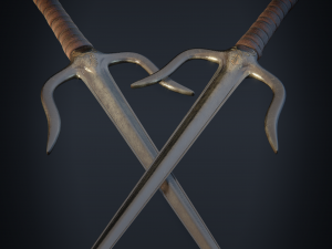 Sai Weaponold style 3D Model