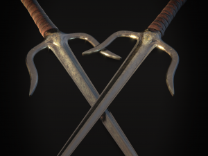 Sai Weaponold style 3D Model
