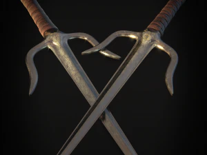 Sai Weaponold style 3D Model