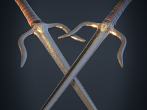 Sai Weaponold style 3D Model