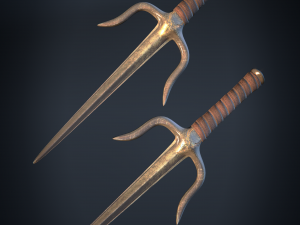 Sai Weaponold style 3D Model