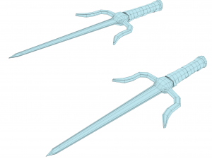 Sai Weaponold style 3D Model