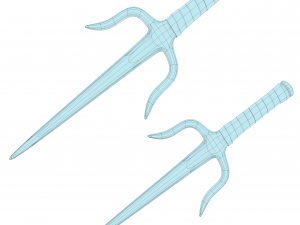 Sai Weaponold style 3D Model