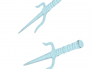 Sai Weaponold style 3D Model