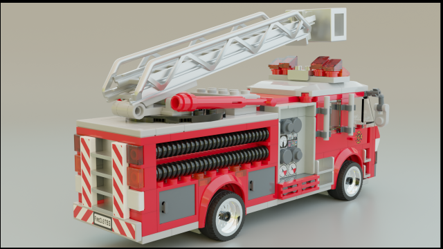 Lego swat truck with squad 3D Model in Transport 3DExport