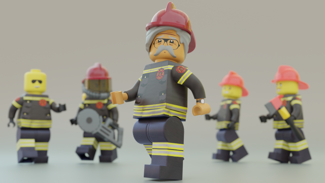 Lego firefighter figure sales
