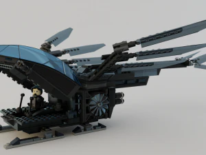 Paul Atreides와 함께하는 레고 Ornithopter 3D 모델