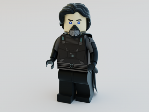 Lego Ornithopter with Paul Atreides Model 3D