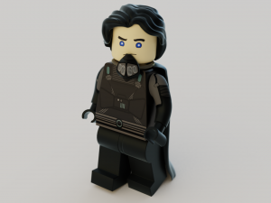 Lego Ornithopter with Paul Atreides Model 3D