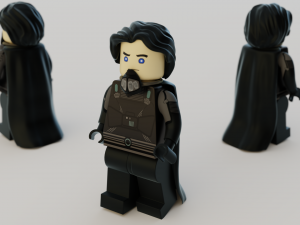 Lego Ornithopter with Paul Atreides Model 3D