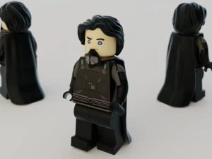 Lego Ornithopter with Paul Atreides 3D Model