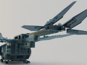Lego Ornithopter with Paul Atreides Model 3D
