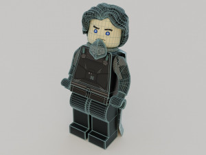 Lego Ornithopter with Paul Atreides Model 3D