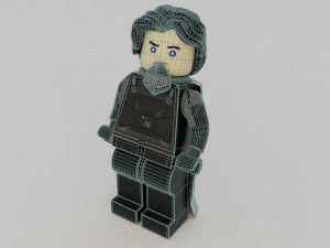 Lego Ornithopter with Paul Atreides 3D Model