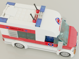 Lego ambulance car online