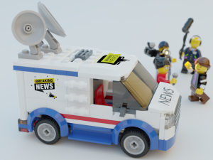 Lego news crew reporters 3D Modell