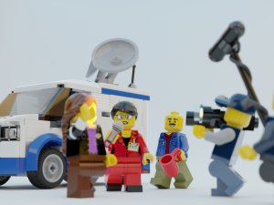 Lego news crew reporters 3D Modell
