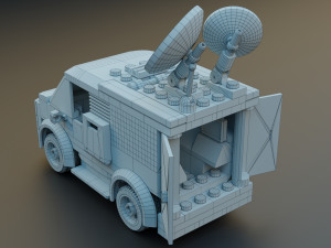 Lego news crew reporters 3D Modell