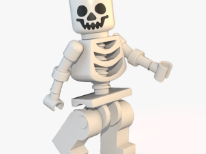 Lego Construction skeleton 3D-Modell