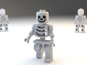 Lego Construction skeleton Modello 3D